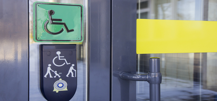 automatic handicap door opener in Gustine